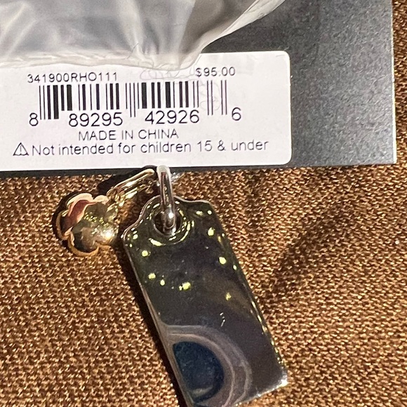 Coach - Silver & Gold Tone Necklace - New with Tags - Picture 5 of 5